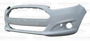 Ford Fiesta 3 Door Hatchback MK7 2013-  Front Bumper Primed (Not ST Models - TUV Approved) Non sided 