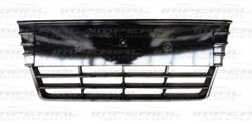 Ford Focus Front Bumper Grille Centre Section - No Sensor Holes - Gloss Black Non sided 