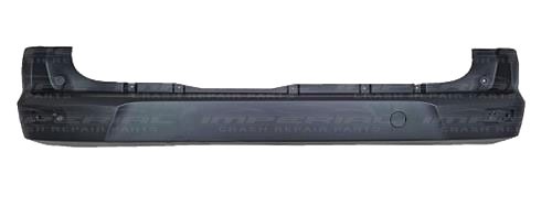Ford Transit Connect 2014- Rear Bumper No Sensor Holes - Black