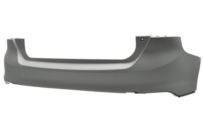 Ford Focus 2014-2018 Rear Bumper No Sensor Holes