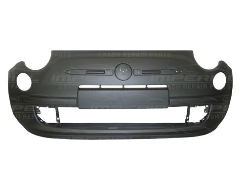 Fiat 500 2008-2015 Front Bumper Without Chrome Trim Type - Primed (Not S/Abarth Models - Own Brand)