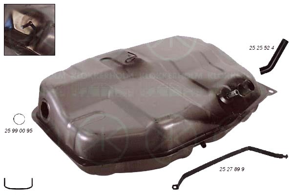 Ford Escort Mk3 1980-1986 Fuel Tank Petrol XR3i And RS Turbo Models 48L