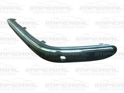 Front Bumper Moulding With Chrome Strip & Sensor Holes - Primed (Avantgarde & Elegance Models)