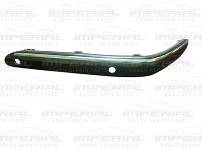 Front Bumper Moulding With Chrome Strip & Sensor Holes - Primed (Avantgarde & Elegance Models)