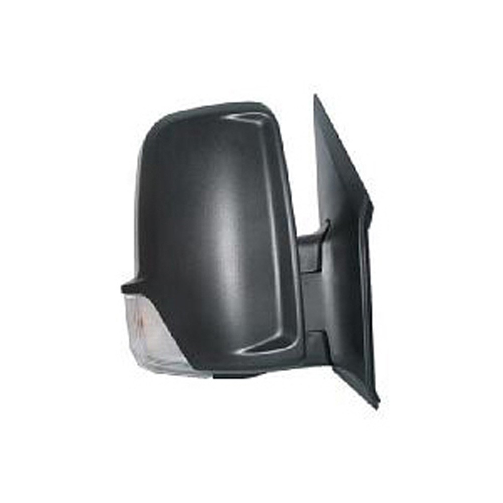 Mercedes Sprinter 2006-2013 Door Mirror Electric Not Heated Type With Black Cover (Short Arm) O/S