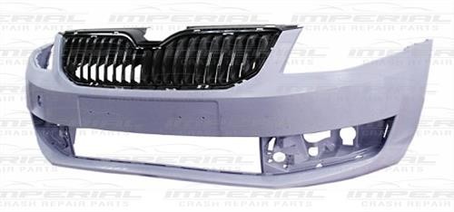 Skoda Octavia 2013 Front Bumper No Wash Jet or Sensor Holes - Not Primed (Not VRS Models)