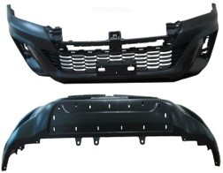 Toyoto Hi Lux 2016-2020 Front Bumper  INVINCIBLE X MODELS : WITH BUMPER UNDERTRAY HOLES