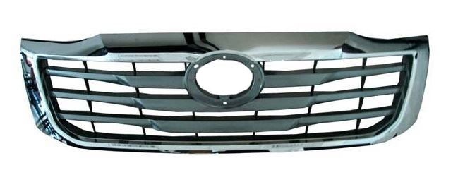 Toyota Hilux 2012-2016 front Grille Grey Type With Chrome Surround	