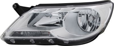 Volkswagen Tiguan 2008-2011 Headlamp Halogen Type