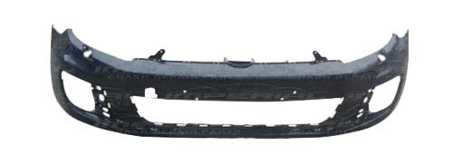 Volkswagen Golf 2009-2012 Front Bumper With Wash Jet Holes - No Sensor Holes - Primed (GTi/GTD Models)