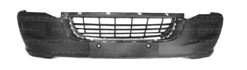 Volkswagen Crafter 2006-2017 Front Bumper No Lamp Holes - No Sensor Holes - Textured Dark Grey (Insurance Approved)