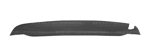 Volkswagen golf 2009-2012 Rear Bumper Spoiler Black - Double Exhaust Cut Out (Standard Models) 