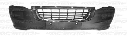 VolksWagen Crafter 2011 - Front Bumper No Lamp Holes - No Sensor Holes - Textured