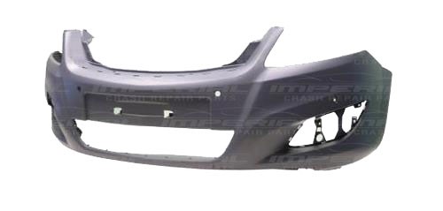 Vauxhall Zafira 2008-2014 Front Bumper With Sensor Holes - Primed (Not VXR Models)