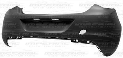 Vauxhall Astra 5 door hatchback Rear Bumper No Sensor Holes - Primed