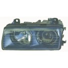 Headlamp Twin Manual Smooth LH