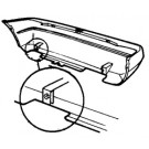 Fiat Uno 1983-1989 Rear Bumper