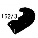 Ford Fiesta 1983-1987 Rear Bumper End Cap - Grey (1983-1987)
