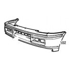 Ford Fiesta Mk3 1989-1995 Front Bumper Without Moulding XR2