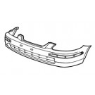 Honda Civic 1995-1997 Front Bumper - With Moulding Holes