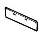 MG MGB (1962-1973) Rear Number Plate Holder - Stainless Steel (1962-1973)