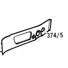 MG MGB (1962-1981) - Chr Bump Rear Spring Support Plate - Chrome Bumper