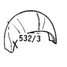 MG MGB (1962-1981) Wheel Arch Inner Rear Wheel Arch - Outer Half