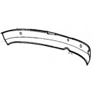 MG MGB (1962-1974) Rear Panel - Chrome Bumper (1962-1974)