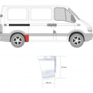 Renault Master / Vauxhall Movano 1998-2010 Side Repair Panel Above Sill Front of Rear Wheel SWB Models R/H