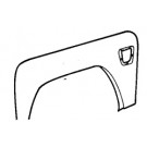Land Rover Defender 82- Front Wing - No Indicator Hole