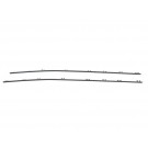 Front Bumper Moulding Set - Standard Models - Silver/Grey