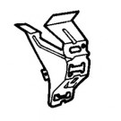 Vauxhall Cavalier Mk3 1988-1993 Front Bumper Bracket L/H