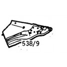Volkswagen Beetle 1953-1985 Rear Bumper Moulding Panel