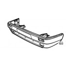 Volkswagen Golf Mk2 1989-1991 Front Bumper - Black Texture