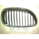 Front Grille Chrome/Blk/Blk LH