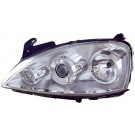 Vauxhall Corsa 2003-2006 Headlamp Halogen Twin Projector Chrome Type - 3 Pod Type