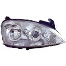Vauxhall Corsa 2003-2006 Headlamp Halogen Twin Projector Chrome Type - 3 Pod Type