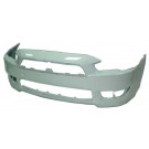 Mitsubishi Lancer 2008-2014 Front Bumper No Wash Jet Holes - Primed (Not Evo X Models)