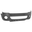 Berlingo Multispace 2008- Front Bumper -  - With Lamp Holes - With Front Moulding