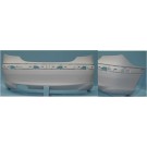 Mercedes C-Class Coupe 01-08 Rear Bumper - No Chrome Trim - Not AMG/Sport Models