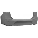 Seat Altea XL 2007-2009 Rear Bumper (With Sensor Holes)