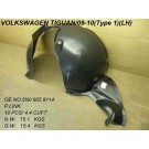 Volkswagen Tiguan 2008- Front Wing Splashguard (Not Escape Models)