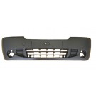 Renault Trafic 2007-2014 Front Bumper With Lamp Holes - Black (Standard Models)