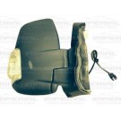 Ford Transit MK8 2014- Door Mirror Manual Type With Black Cover (Clear Indicator) O/S