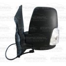 Ford Transit MK8 2014- Door Mirror Electric Heated Power Fold Type With Black Cover (Clear Indicator) N/S