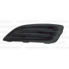 Ford Fiesta 3 Door Hatchback 2013- Front Bumper Grille Outer Section - No Lamp Holes - Matt Black N/S