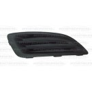 Ford Fiesta 3 Door Hatchback 2013- Front Bumper Grille Outer Section - No Lamp Holes - Matt Black O/S