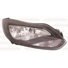 Ford Focus Headlamp Halogen Black Type O/S
