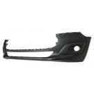 Ford Transit Connect 2014- Front Bumper With Lamp Holes - Primed Non Sided 