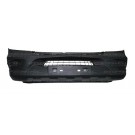 Front Bumper No Lamp Holes - Black Smooth
